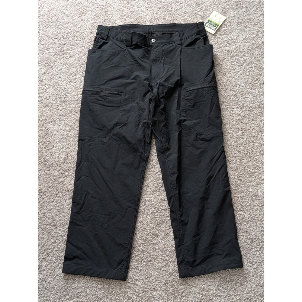 Duluth Mens Flexpedition Relaxed Fit Cargo Pants Black 38x30 NWT Stretch Active